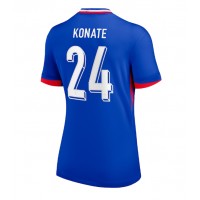 Francúzsko Ibrahima Konate #24 Domáci Ženy futbalový dres ME 2024 Krátky Rukáv